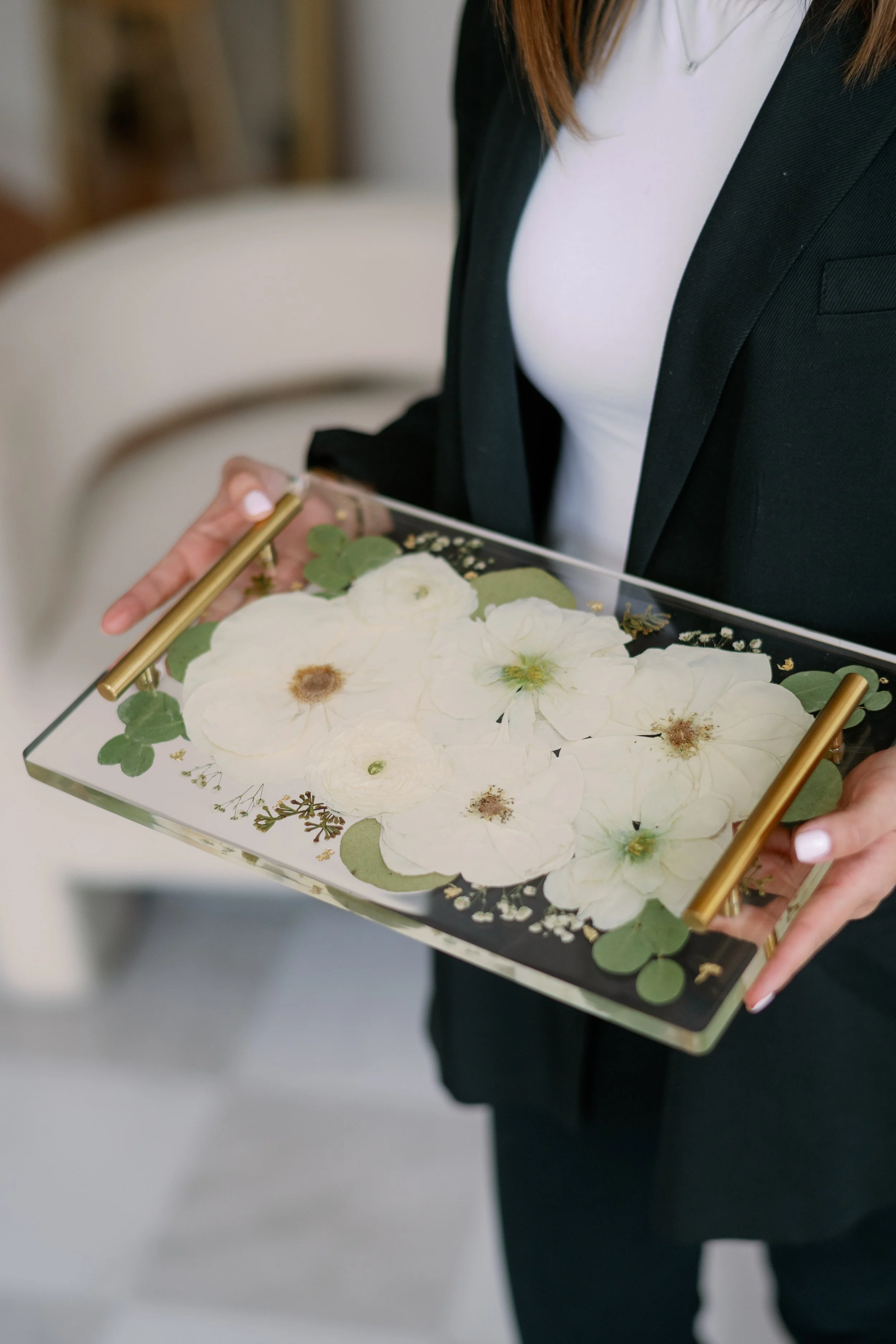 Large Rectangle Resin Tray