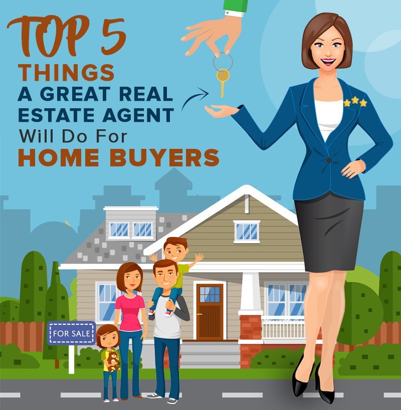 Top 5 Things A Great Real Estate Agent Will Do For Home Buyers