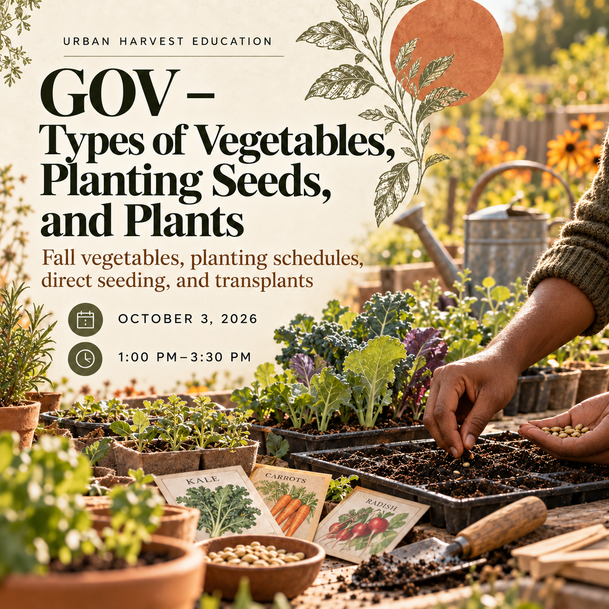 Growing Organic Vegetables – Types of Vegetables, Seeds, Sprouts, and Transplants 