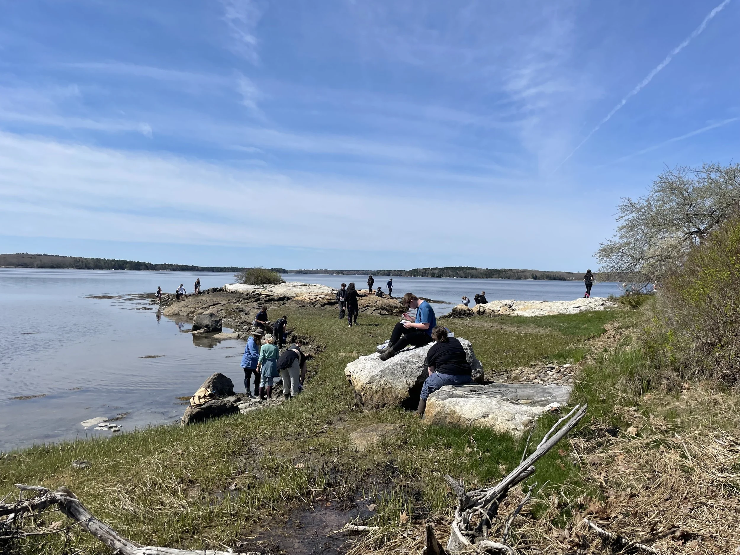 Student Artwork Exploring Our Relationship with the River ("Voices of the Medomak" Part 1)