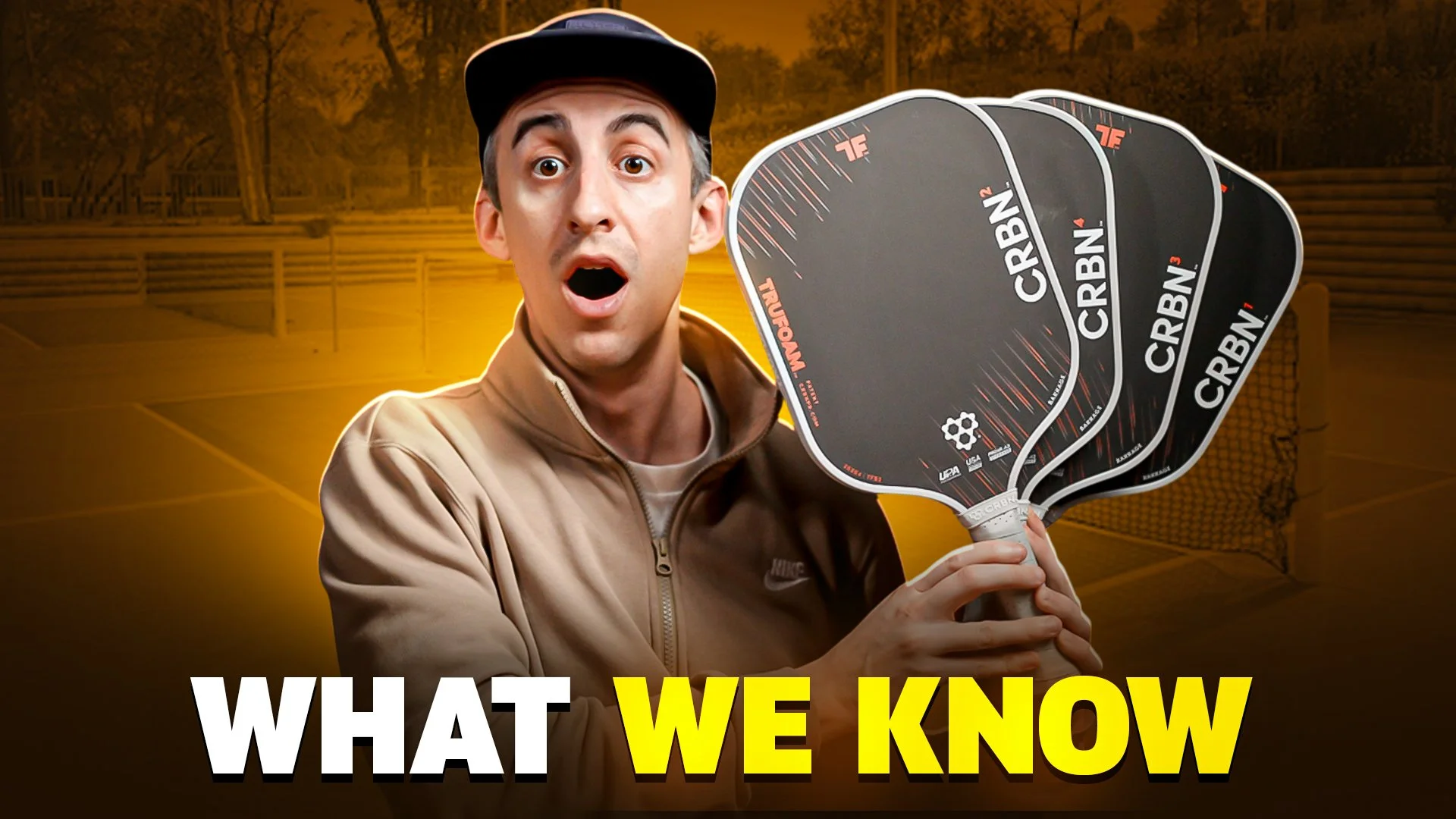 CRBN TruFoam Barrage Pickleball PAddle First Look 