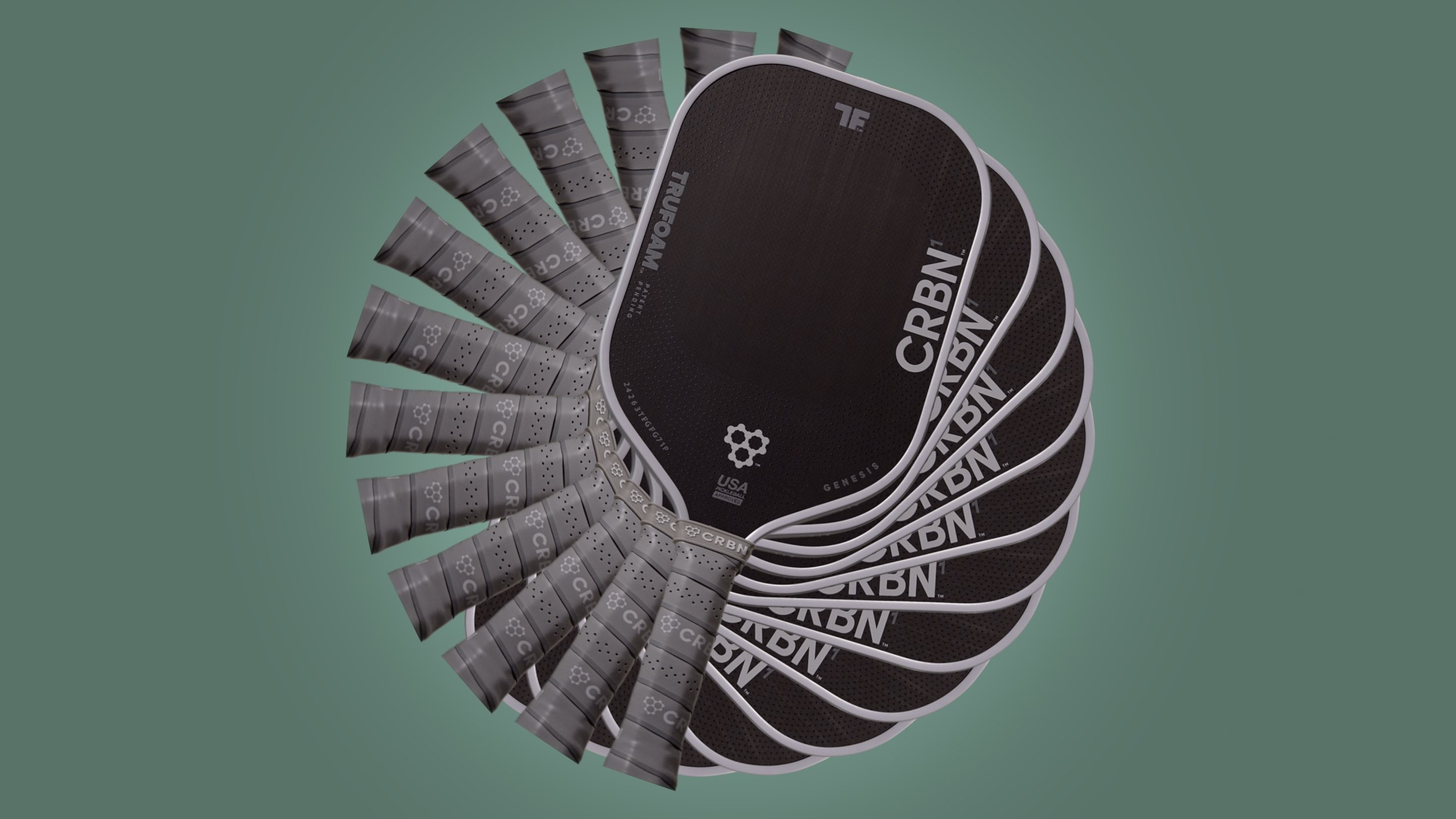CRBN trufoam genesis pickleball paddles. CRBN tfg2