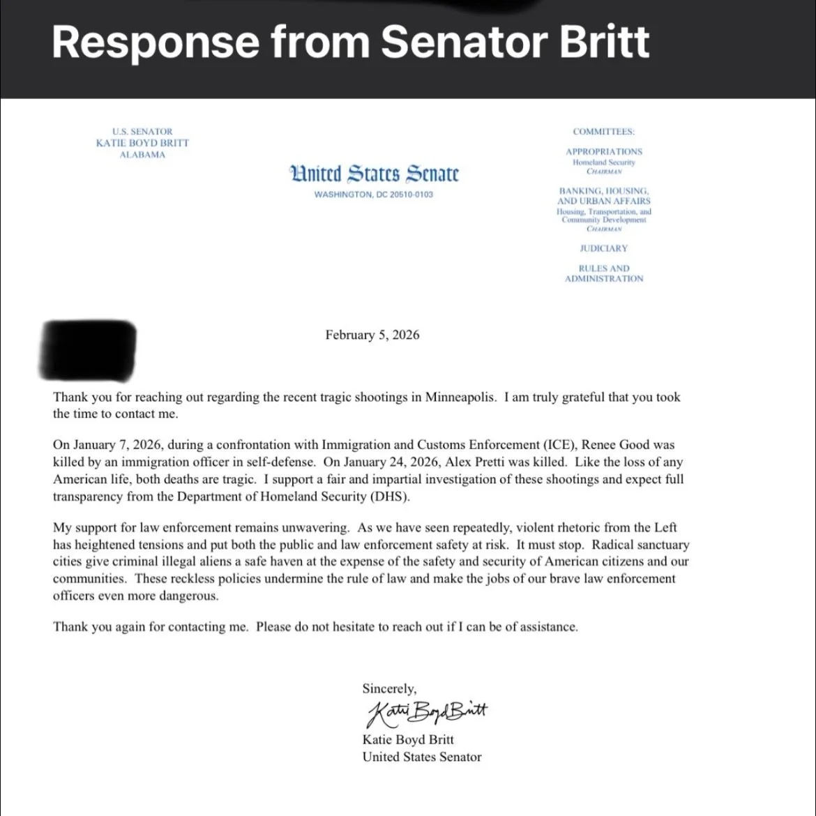 Response from @senkatiebritt when one of our moms wrote her. Really wild to suggest a "fair and impartial" investigation and then just spend an entire paragraph being...completely unfair and partial to one side? @senkatiebritt doesn't care 