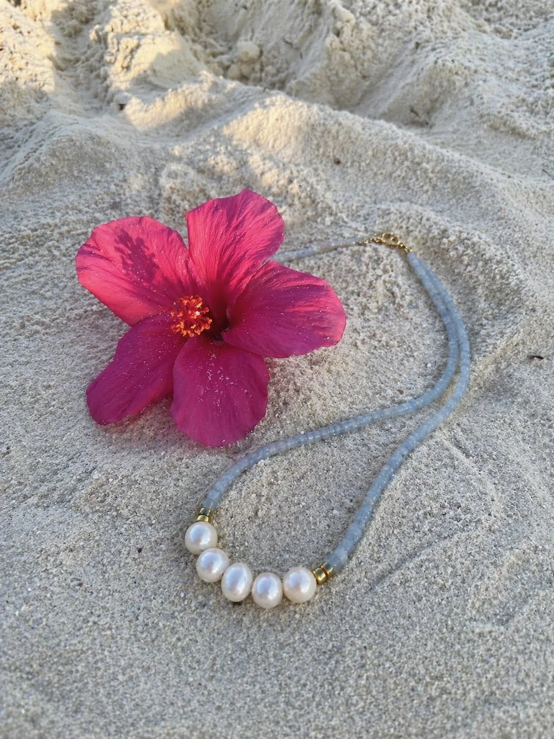 Ocean Whisper Pearl Necklace