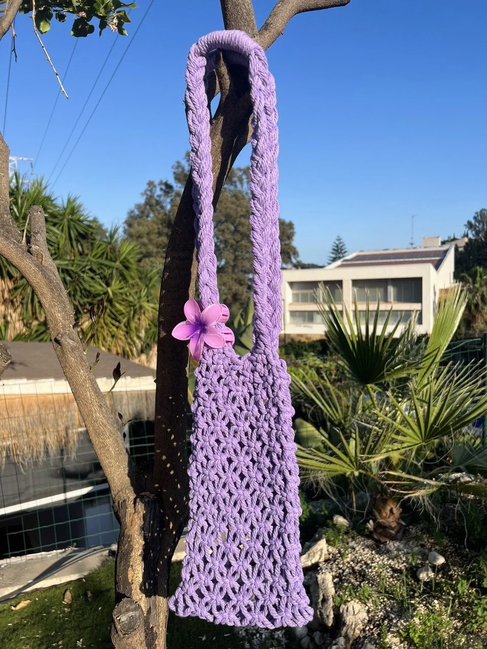 Lavender Tides Beach Tote