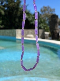 Orchid Ocean Necklace