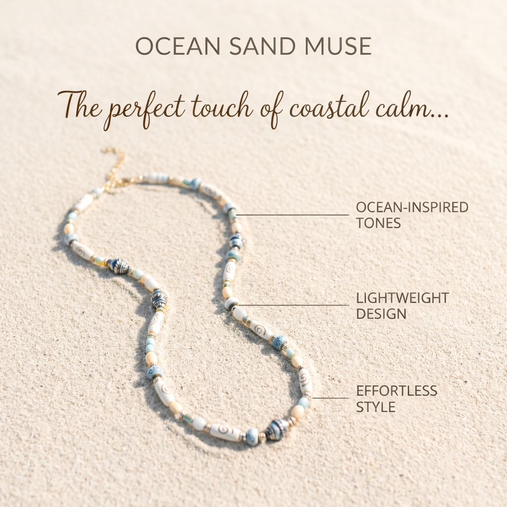 Ocean Sand Muse Necklace