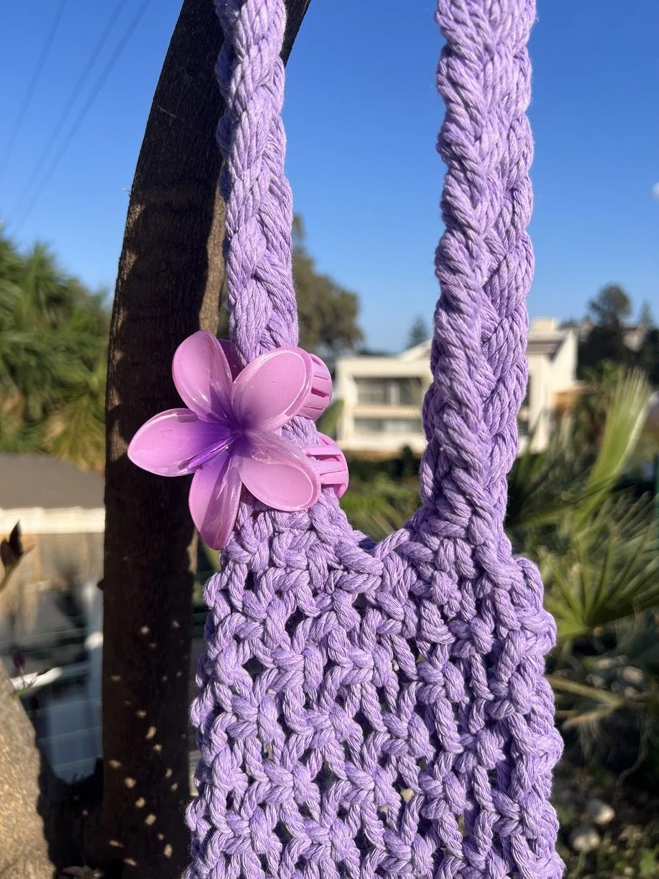 Lavender Tides Beach Tote