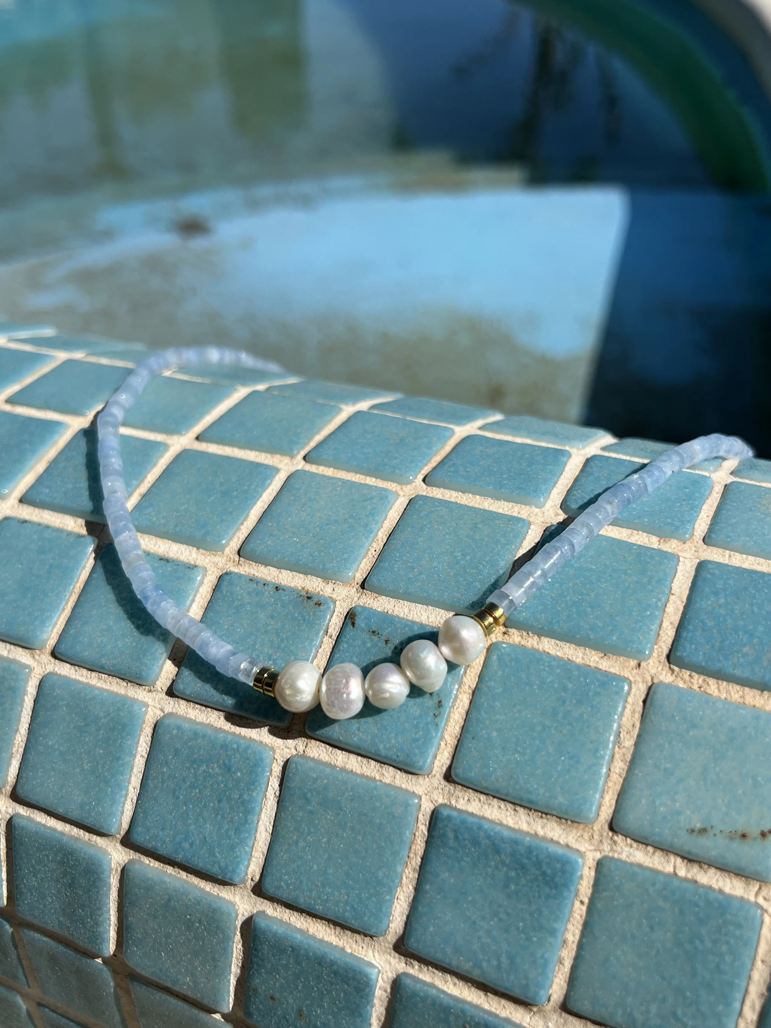 Ocean Whisper Pearl Necklace