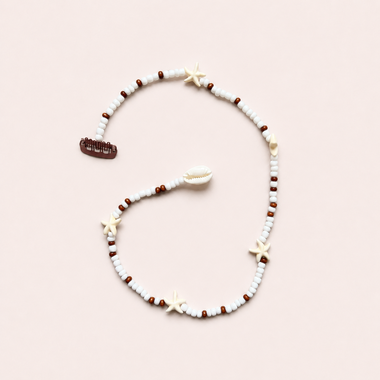 Sandy Coconut Hair Clips