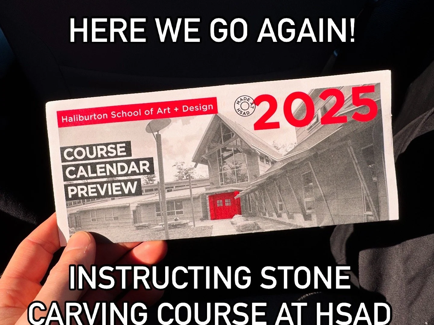 Teaching at HSAD: Honing the Craft Together