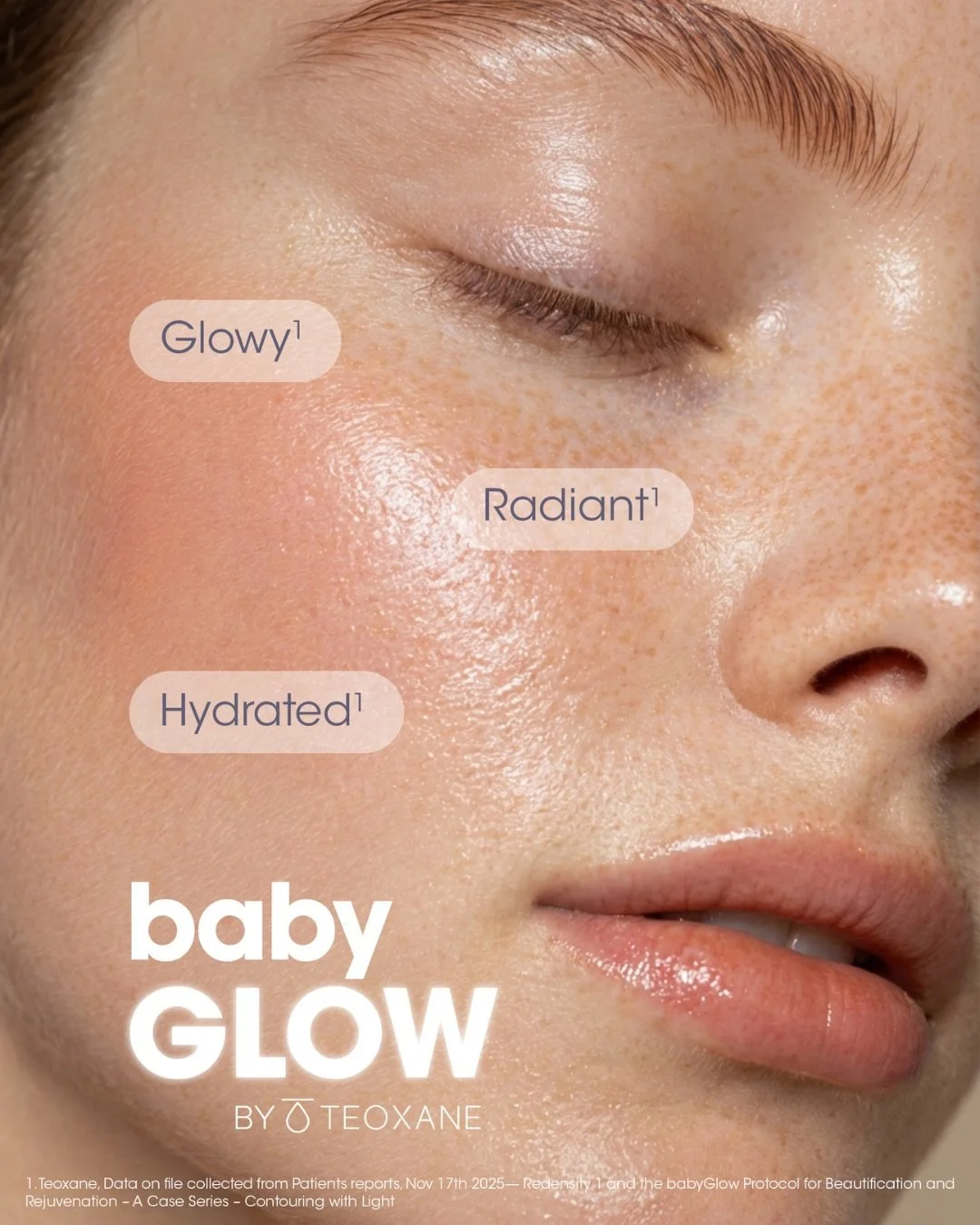 babyGLOW 

Brides 👰&zwj;♀️, dull or tired skin, dehydration, or anyone wanting that fresh &ldquo;baby skin&rdquo; finish&hellip;.this is your glow-up moment.

babyGLOW is a skin booster treatment using Teoxane that works deep within the skin to rest