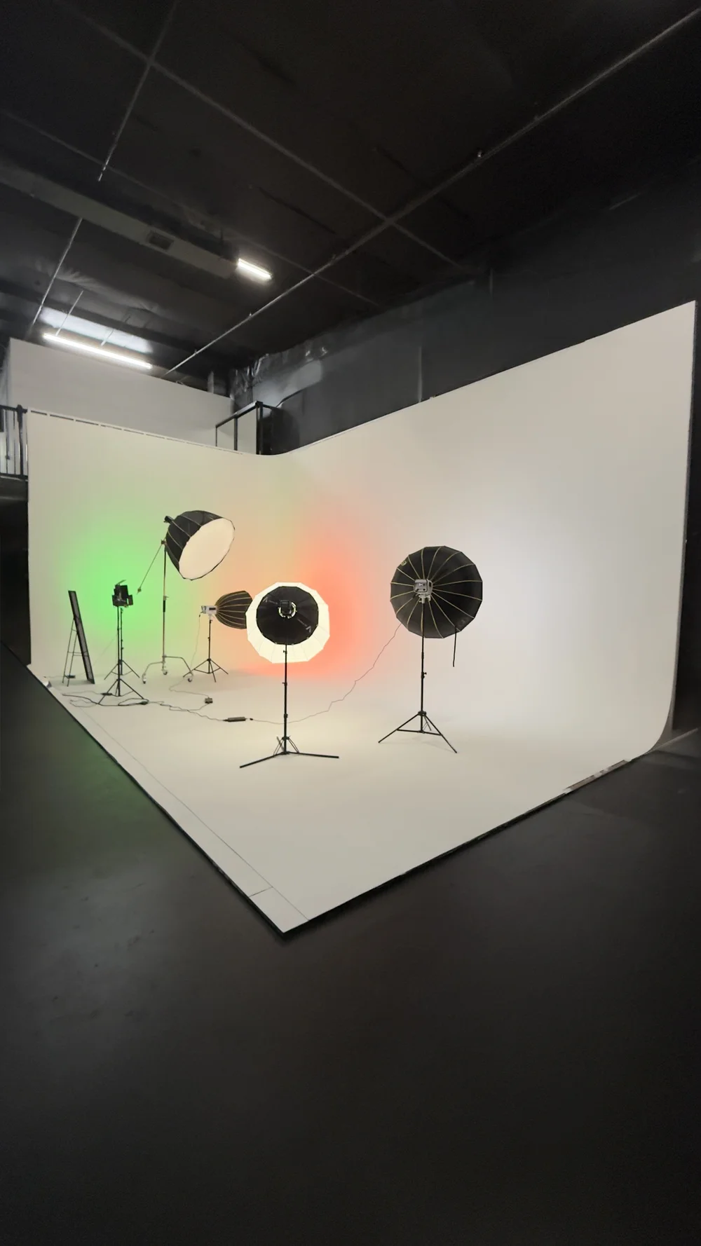 Cyclorama wall Framed Studios Las Vegas