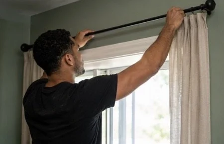 Curtain Rod install