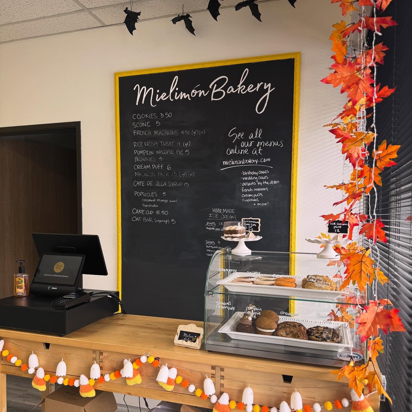 Some snapshots of the bakery this fall season 🧡🍁🎃🍂🍄&zwj;🟫🤎🍪
&hellip;and some sneak-peeks at the bakesales coming  up! 
We are open Monday through Friday from 10am-6pm, and Saturdays from 10am-4pm
Stop in and grab some treats and Halloween can