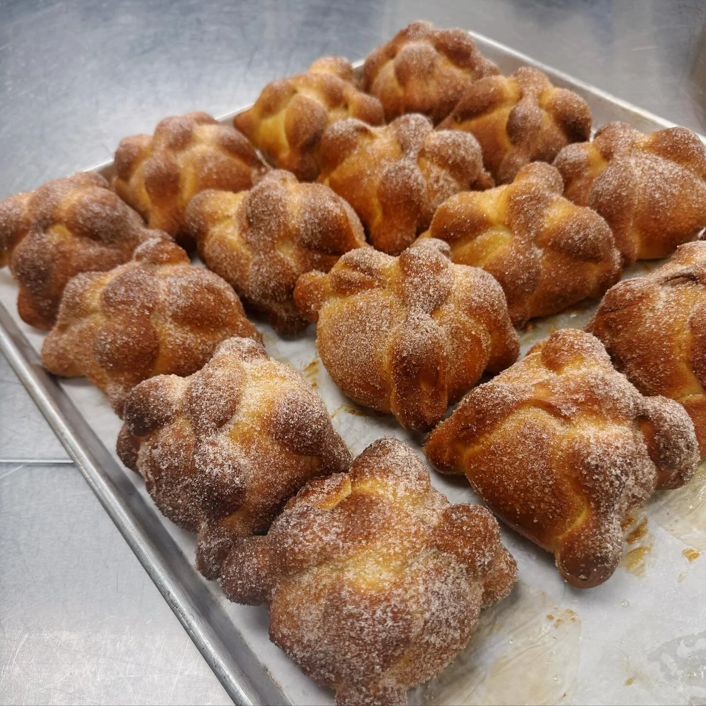 Hello everyone! We will be baking pan de muerto until Saturday! Meaning, the last days to place your order are today and tomorrow and that&rsquo;s it until next year! 
Thank you all for your orders, big and small, it makes me so happy to know you are