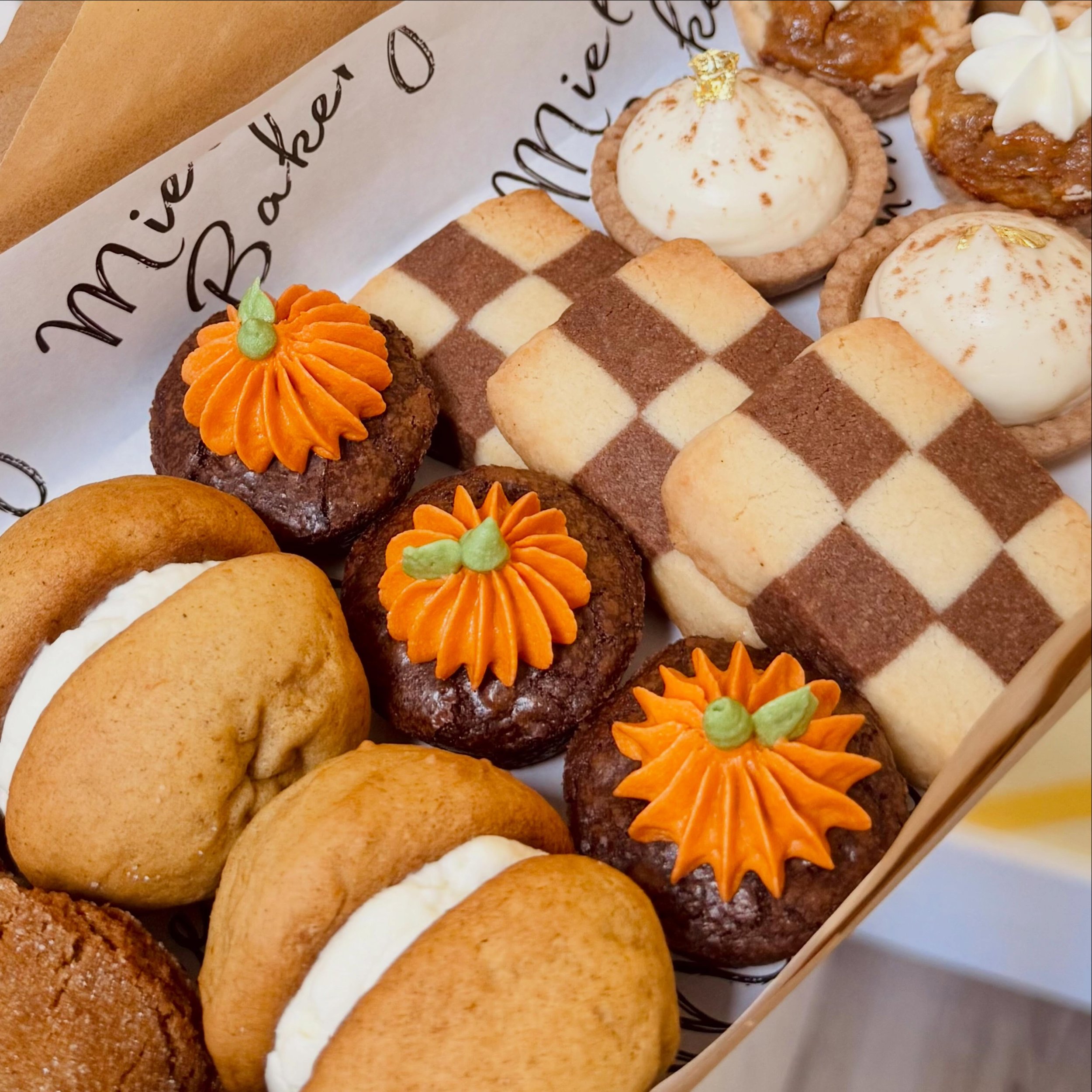 🧡 Something tasty and cozy and cutie is going to be available soon at the bakeshop 

🧡You better believe we are almost done with our holiday baked goods calendar and we have some new and returning sweet treats making appearances! 

🧡Which spiced s