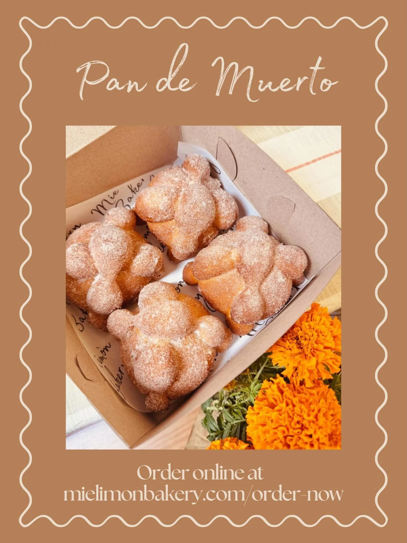 🧡Pan de Muerto is now available to order on our website. 

For the past 6 years it&rsquo;s become a tradition for me to share our pan de muerto with my community! 

I am so excited to have those of you who have not tried my version of these sweet bu