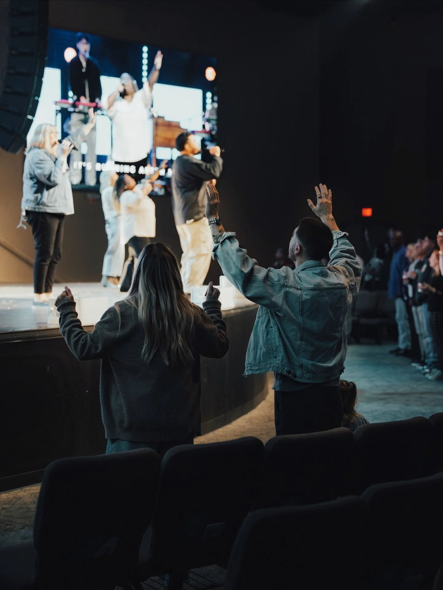 My family is the greatest blessing God has given me! And the family of God, in particular @nlchurch for us, is such an anchor. Moments like these when we get to worship together and not play a role in the Sunday AM ministry is so special! Thank you, 