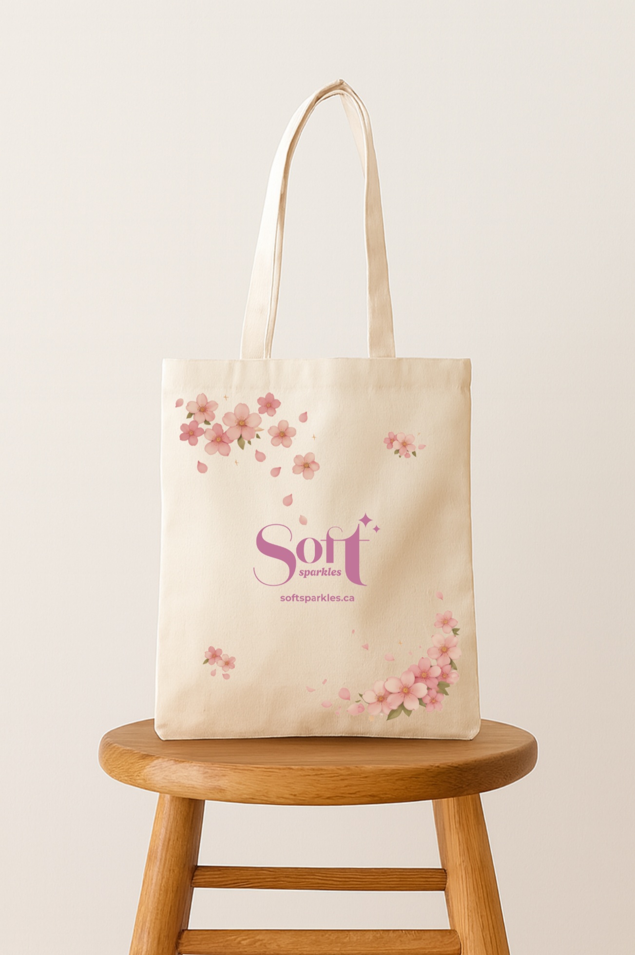 Custom Cherry Blossom Tote Bag