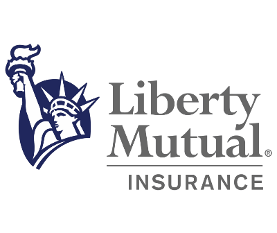 Liberty Mutual Insurance logo with Statue of Liberty graphic.