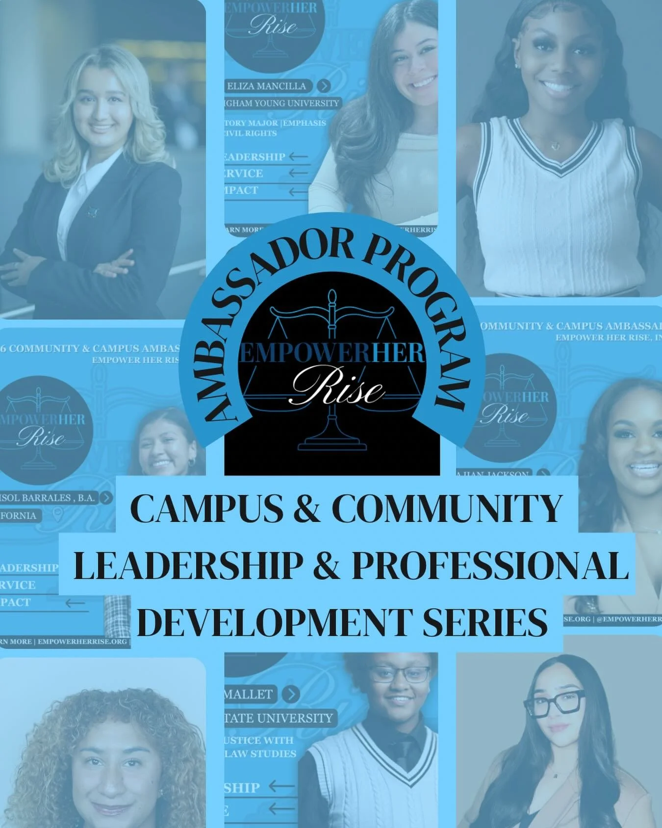 This spring, Empower Her Rise, Inc. is proud to launch our Empower Her Campus&trade; an Initiative of Empower Her Rise, Inc. A Campus &amp; Community Ambassadors Leadership &amp; Professional Development Series&mdash;designed to equip, elevate, and e