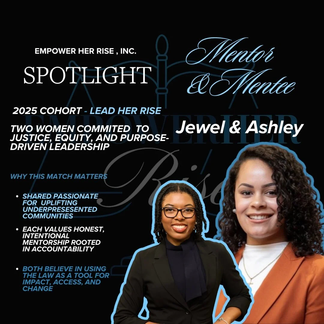 Celebrating one of our Lead Her Rise&trade; mentorship matches during our 2025 Cohort in honor of National Mentorship Month! ⚖️

We proudly highlight Ashley Smith, a senior at UNC&ndash;Chapel Hill double majoring in Information Science &amp; Media &
