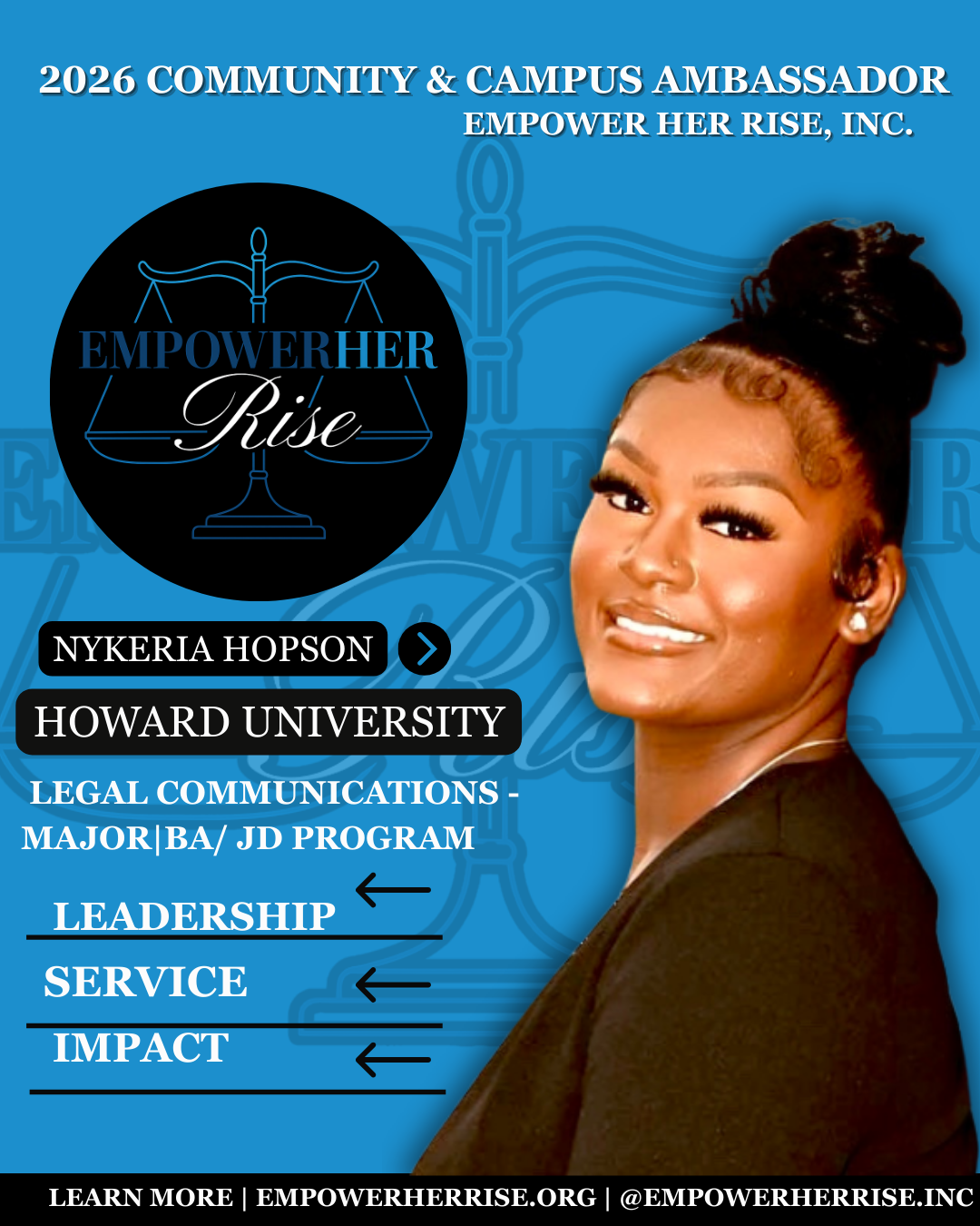 Empower Her Campus™: Spotlight on Howard University - Campus Ambassador Nykeria Hopson 
