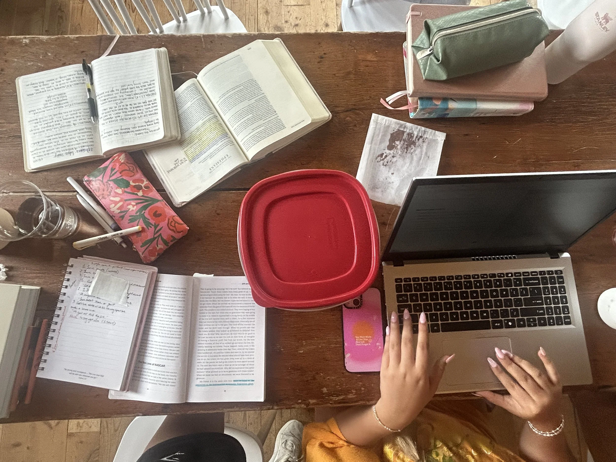 Bible study with my friends :)