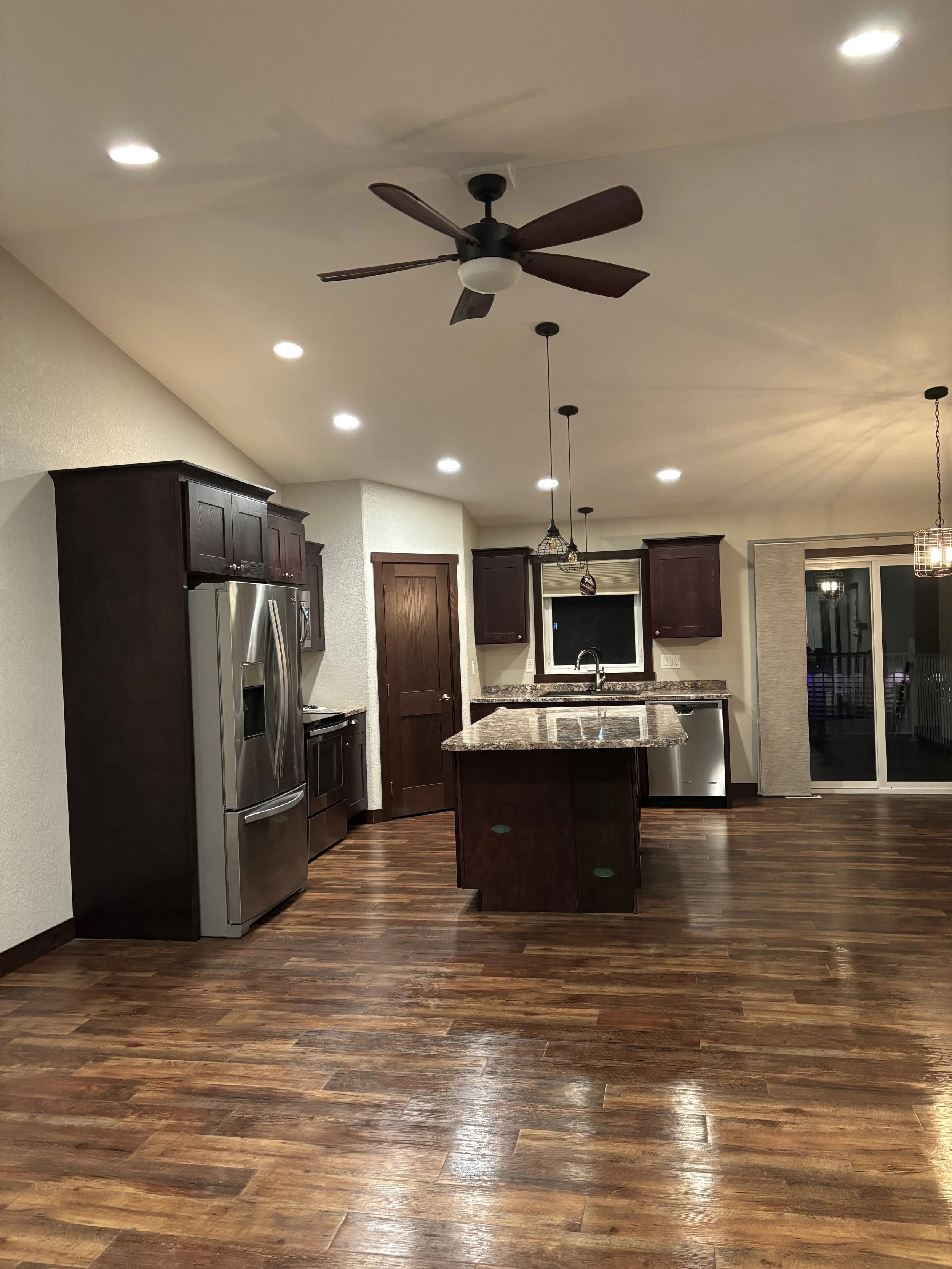 Photo of a clean residential kitchen