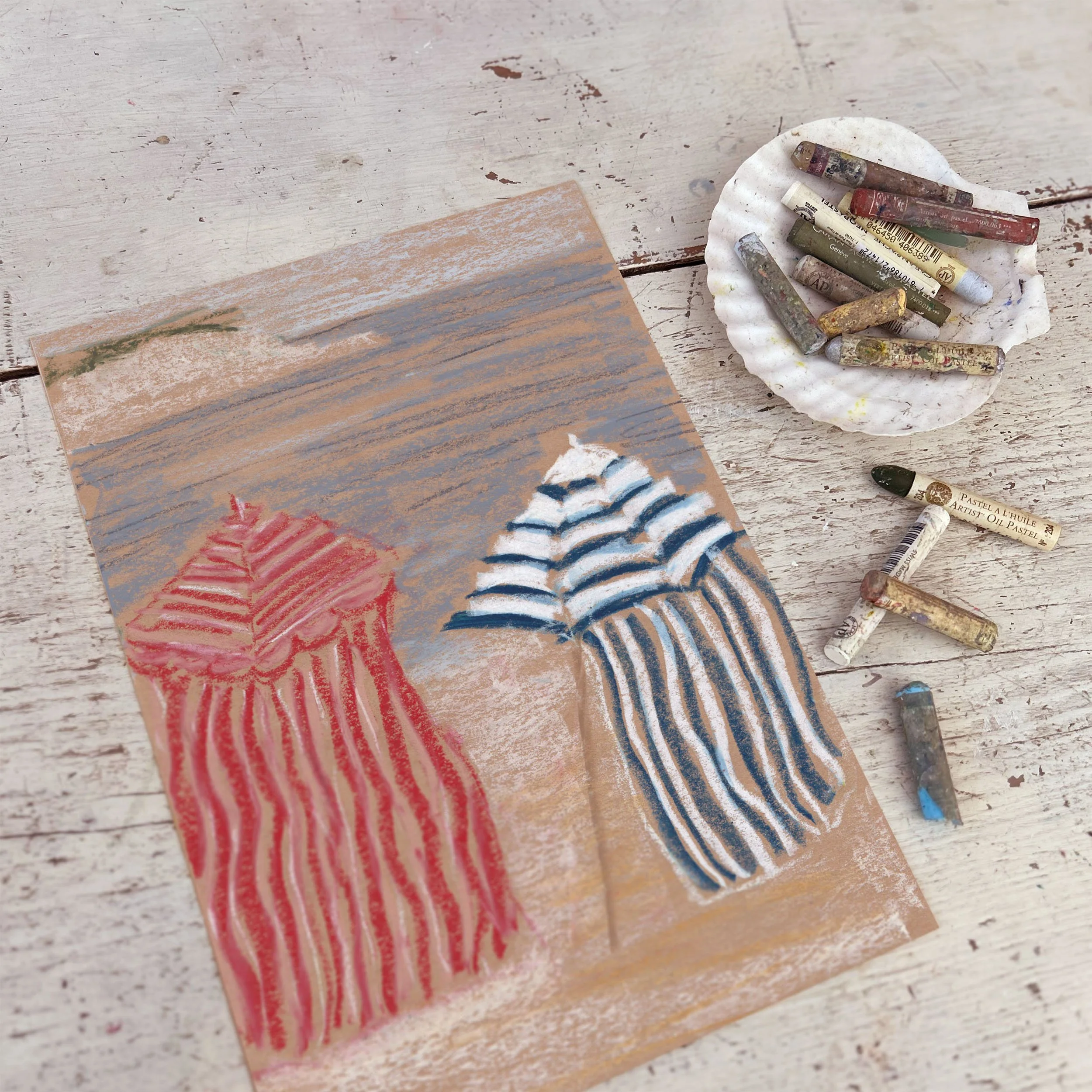 Hand-Drawn-Unframed_Portrait_beach days.jpg