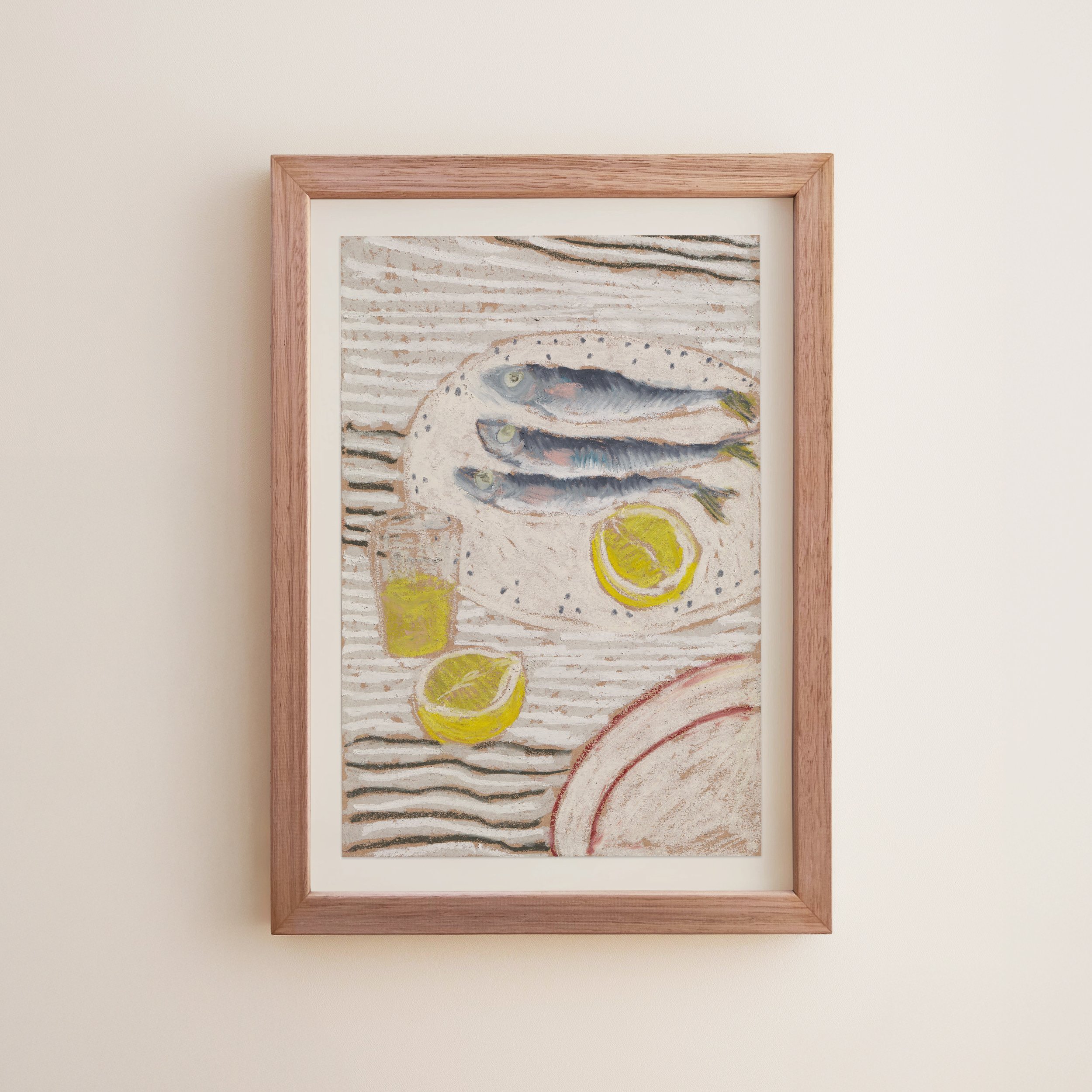 Sardines and Lemon Halves_Natural-Oak-Frame_Scene copy.jpg