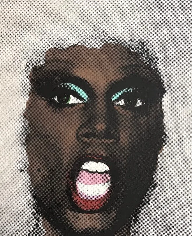 &ldquo;If you can&rsquo;t paint yourself a portrait of RuPaul, how in the hell are you gonna paint somebody else? Can I get an amen up in here?&rdquo; 🏳️&zwj;🌈 Happy Pride, everyone!⁠
⁠
Portrait of RuPaul | 16 x 20 | Hand-Painted Acrylic and Screen