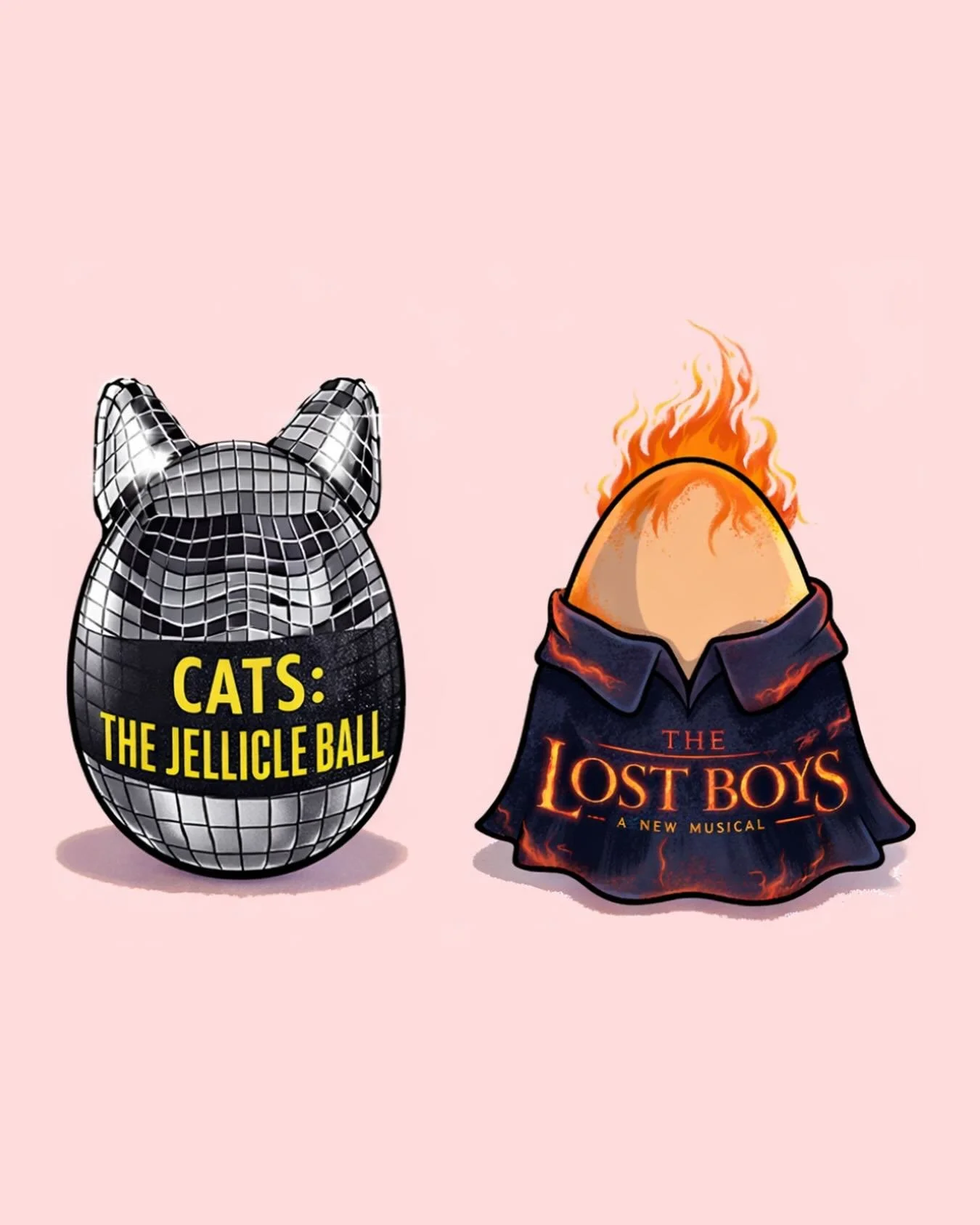 No ordinary eggs here&hellip; 🥚⁠
⁠
From the Jellicle Ball to The Lost Boys, our Easter lineup is a little more Broadway than bunny 🐰✨ Proud to be part of the producing teams behind @catsjellicleball and @lostboysmusical. Two shows. Two very differe