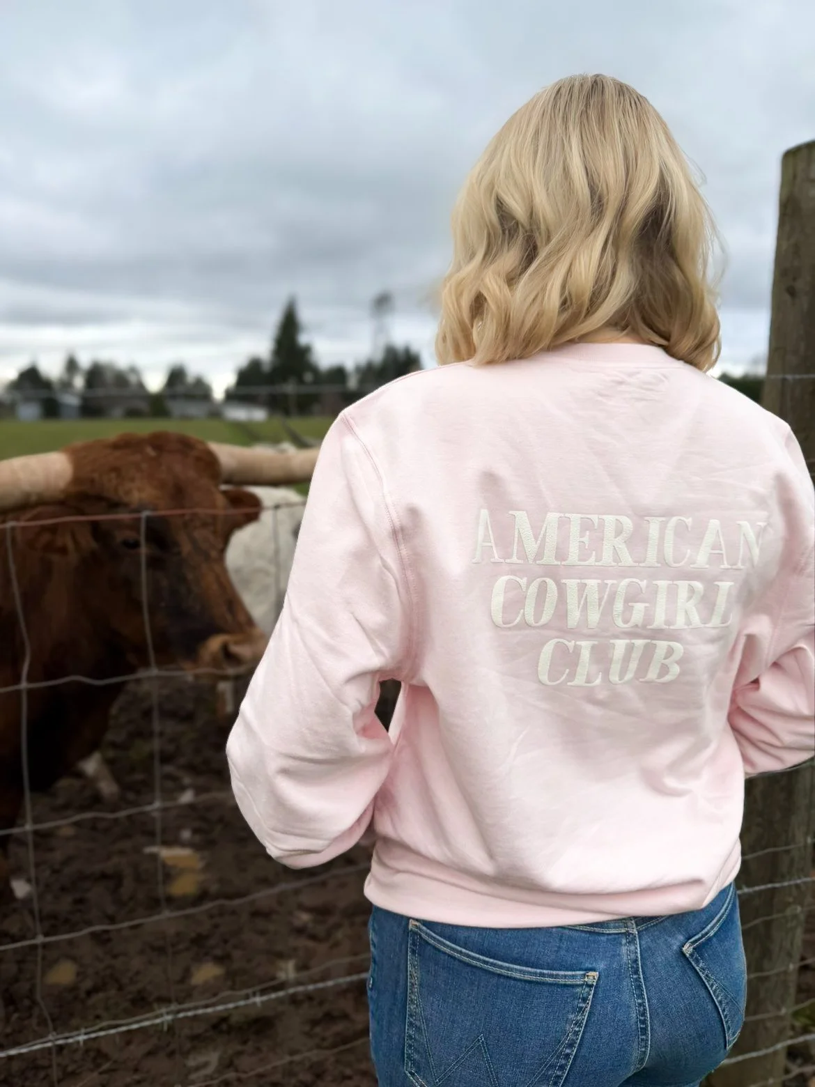 American Cowgirl Club Crewneck