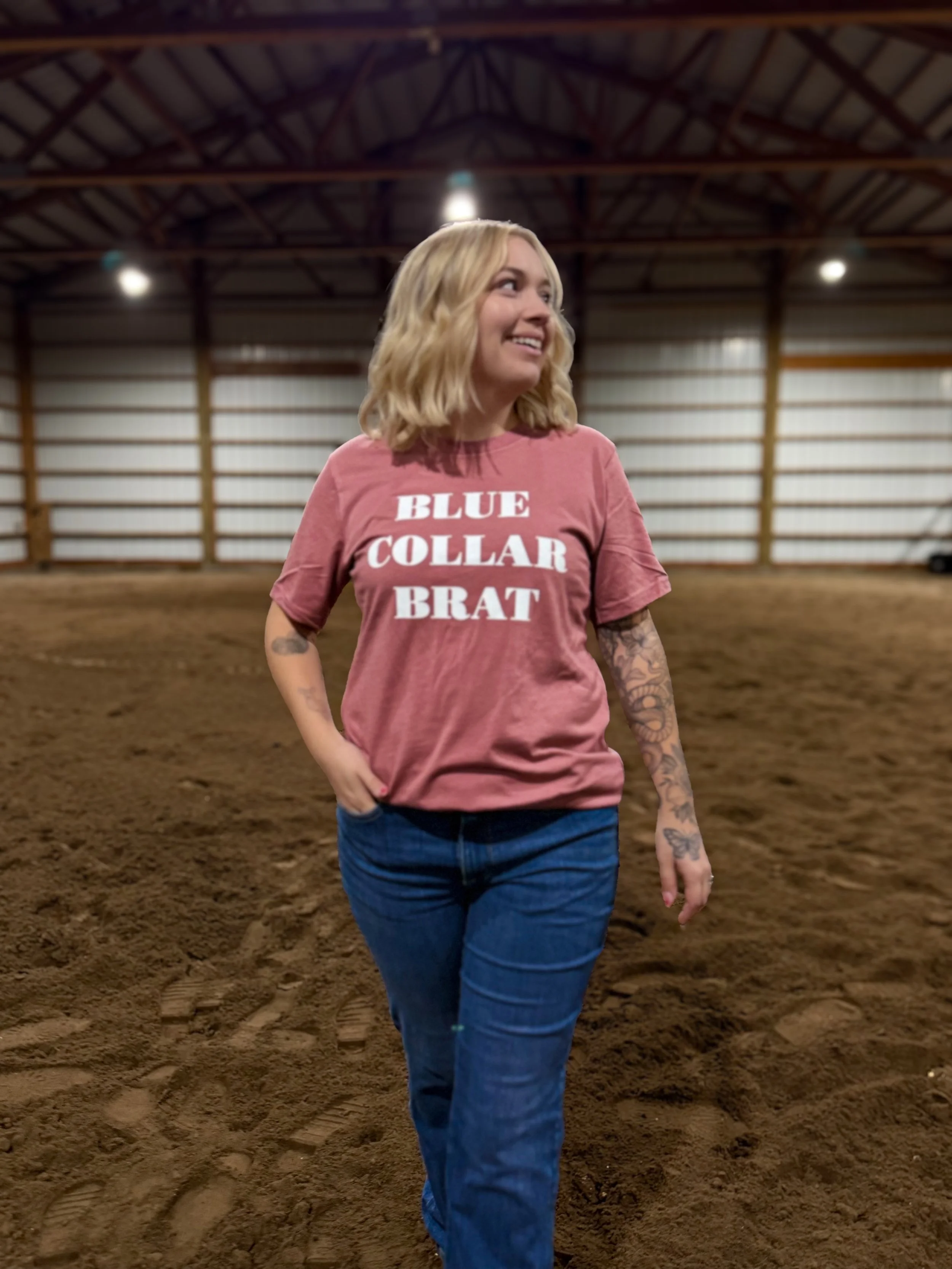 Blue Collar Brat Tee