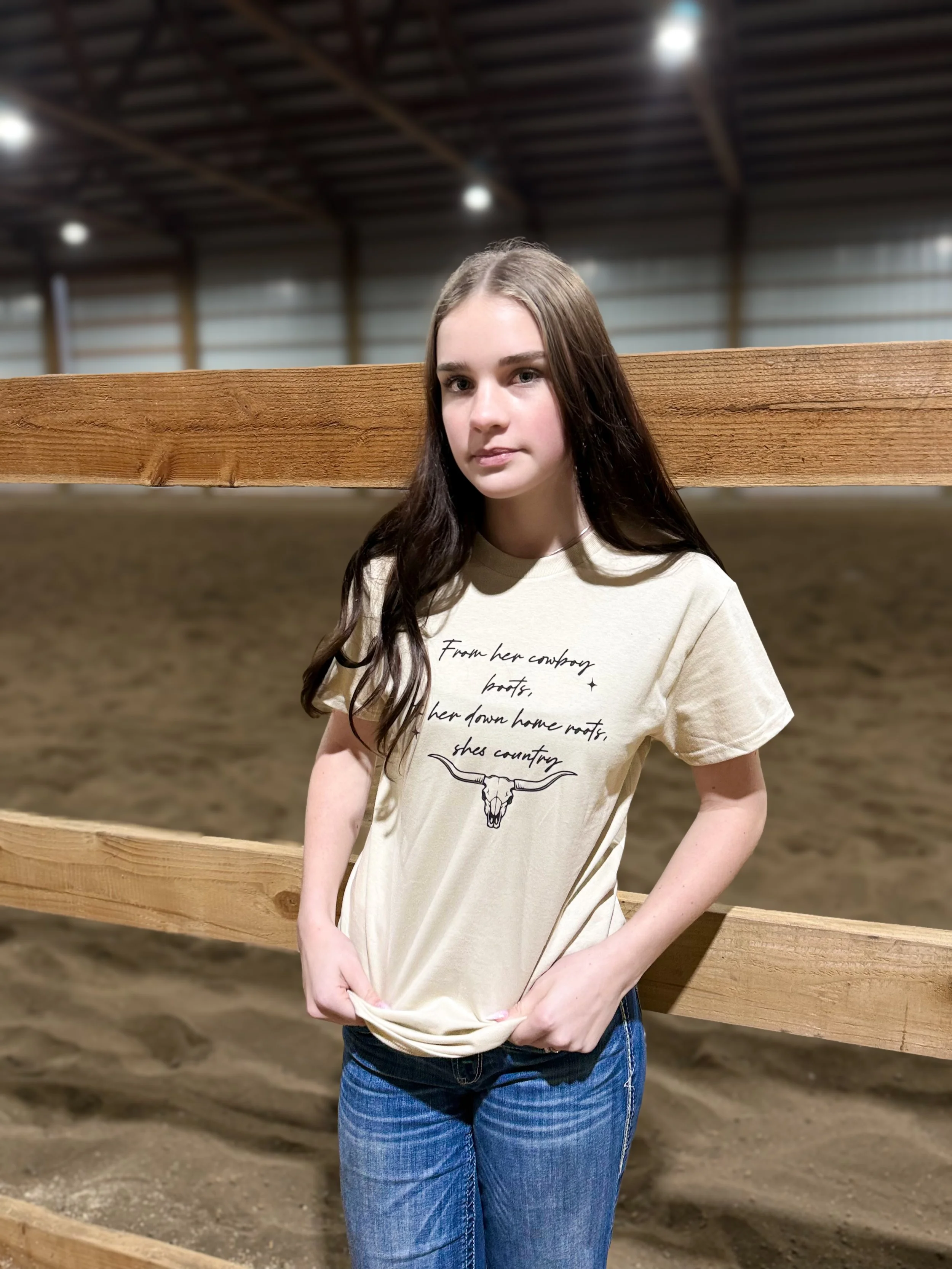 From Her Cowboy Boots... Tee