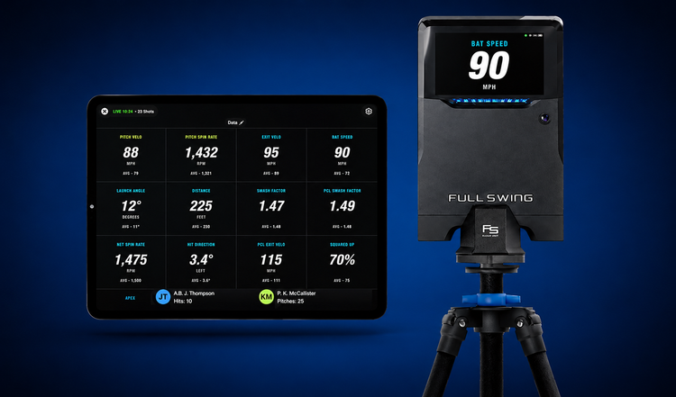Full Swing baseball hitting analytics