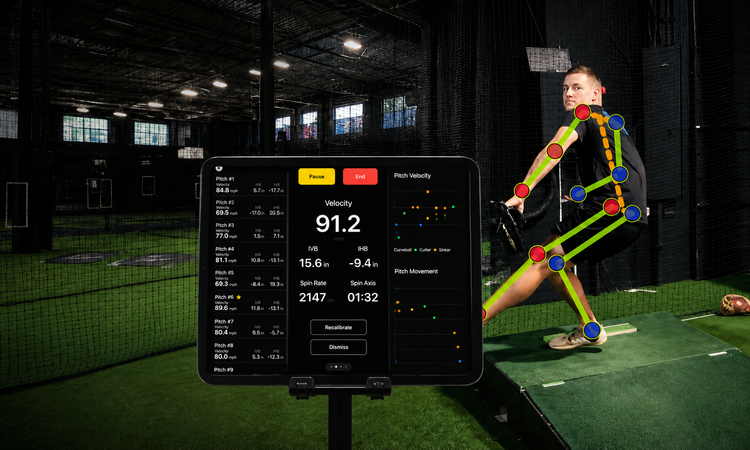 Pitch Lab pitching technology at The Training Camp HQ
