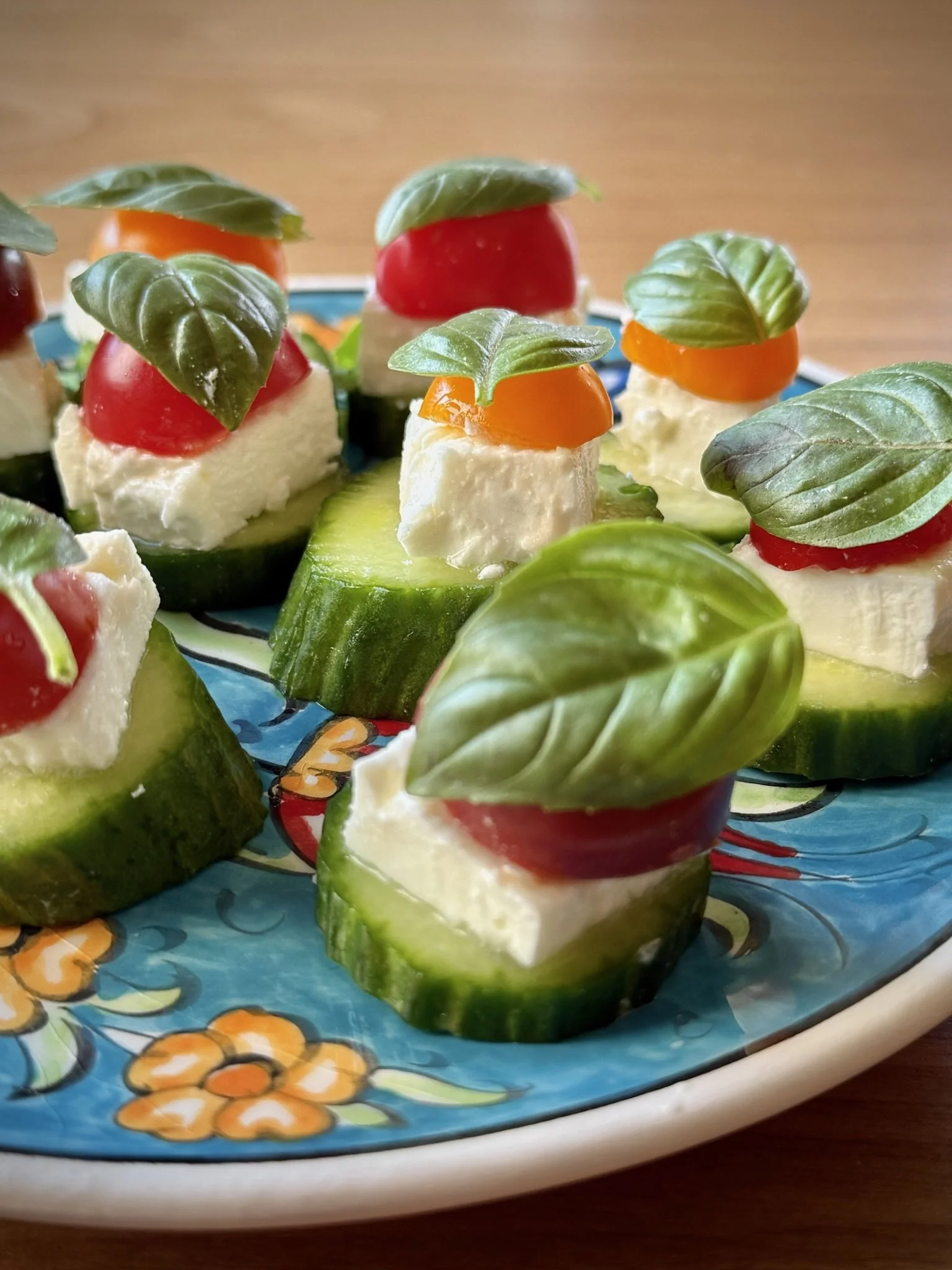 Persian Cucumber Feta Bites