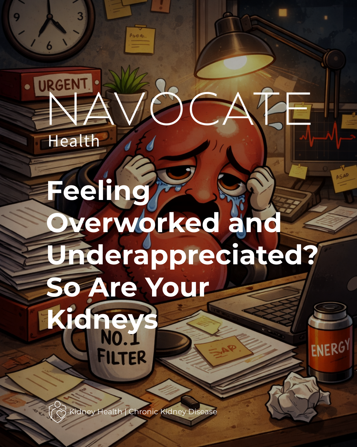 Feeling Overworked and Underappreciated? So Are Your Kidneys 
