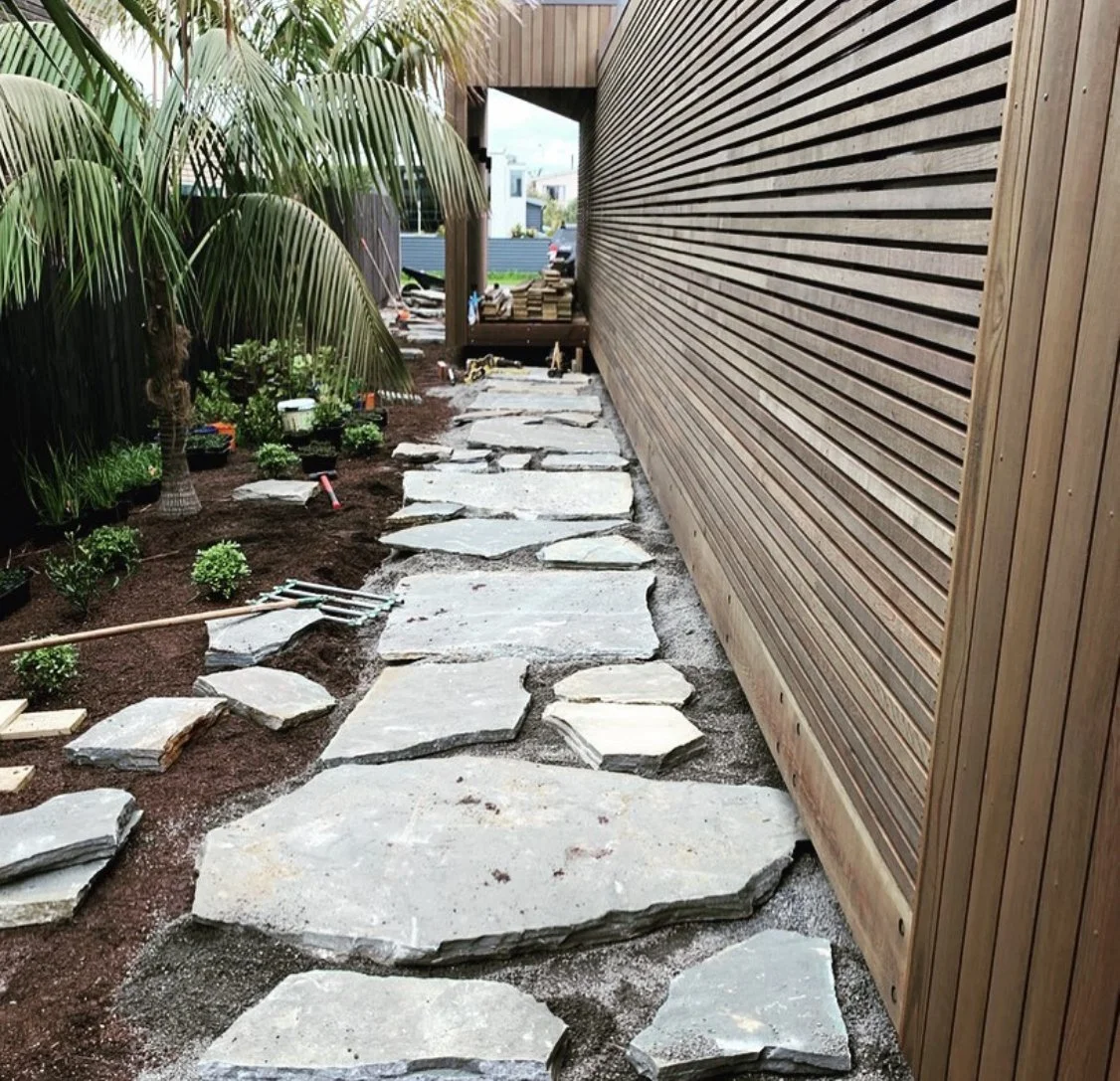 Brisbane backyard transformation featuring infinity-edge pool, Pool cabana and ambient garden lighting