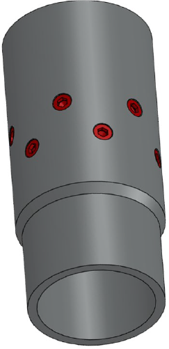 3D rendering of a PetroQuip tool