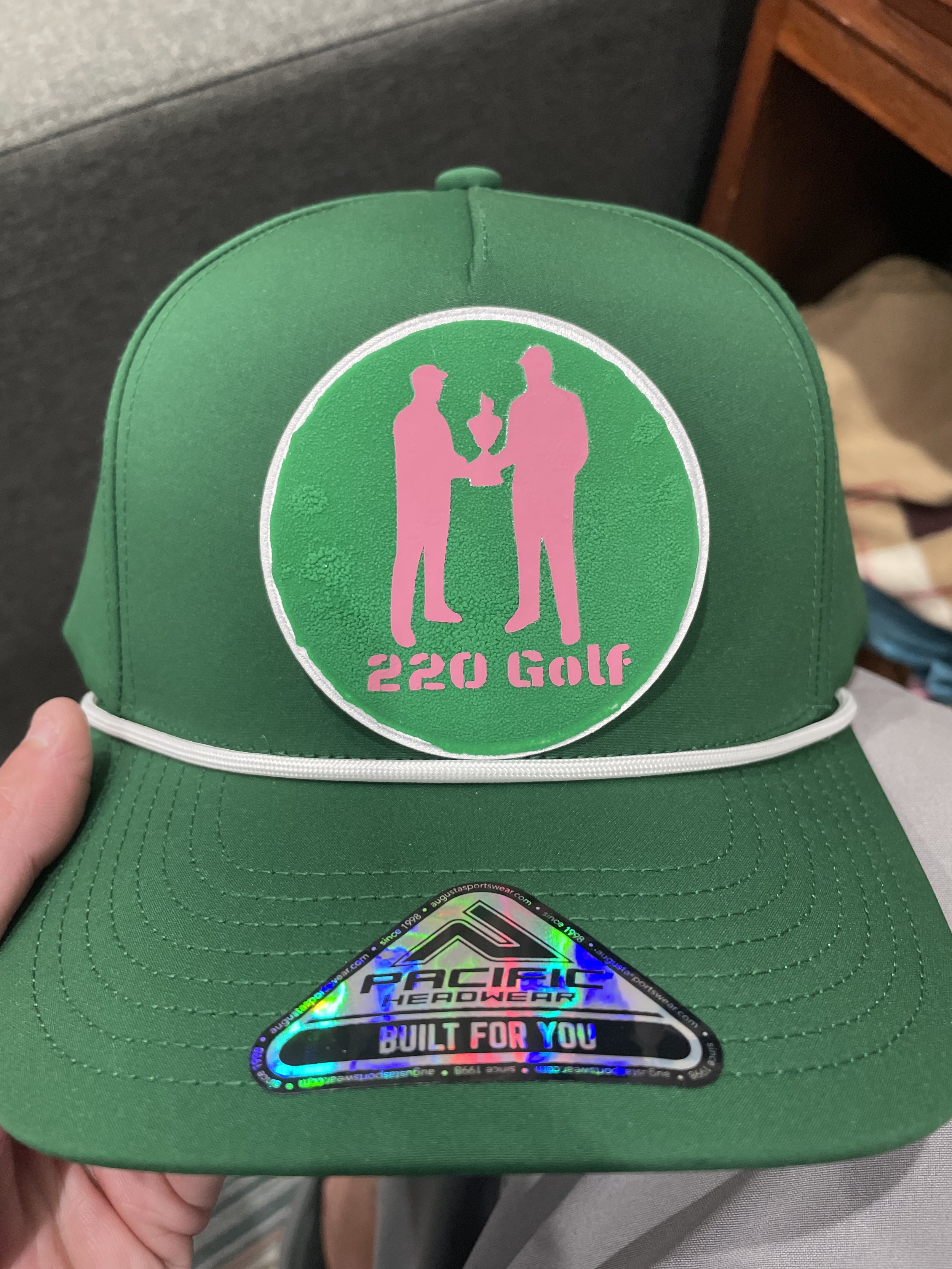 220 Golf Rope Hat Green