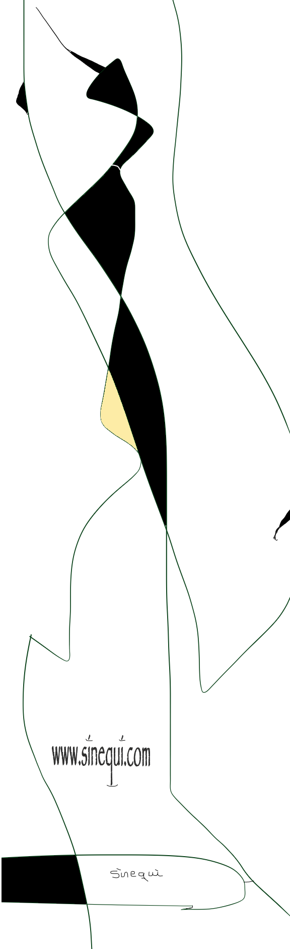 Mujer con kimono blanco