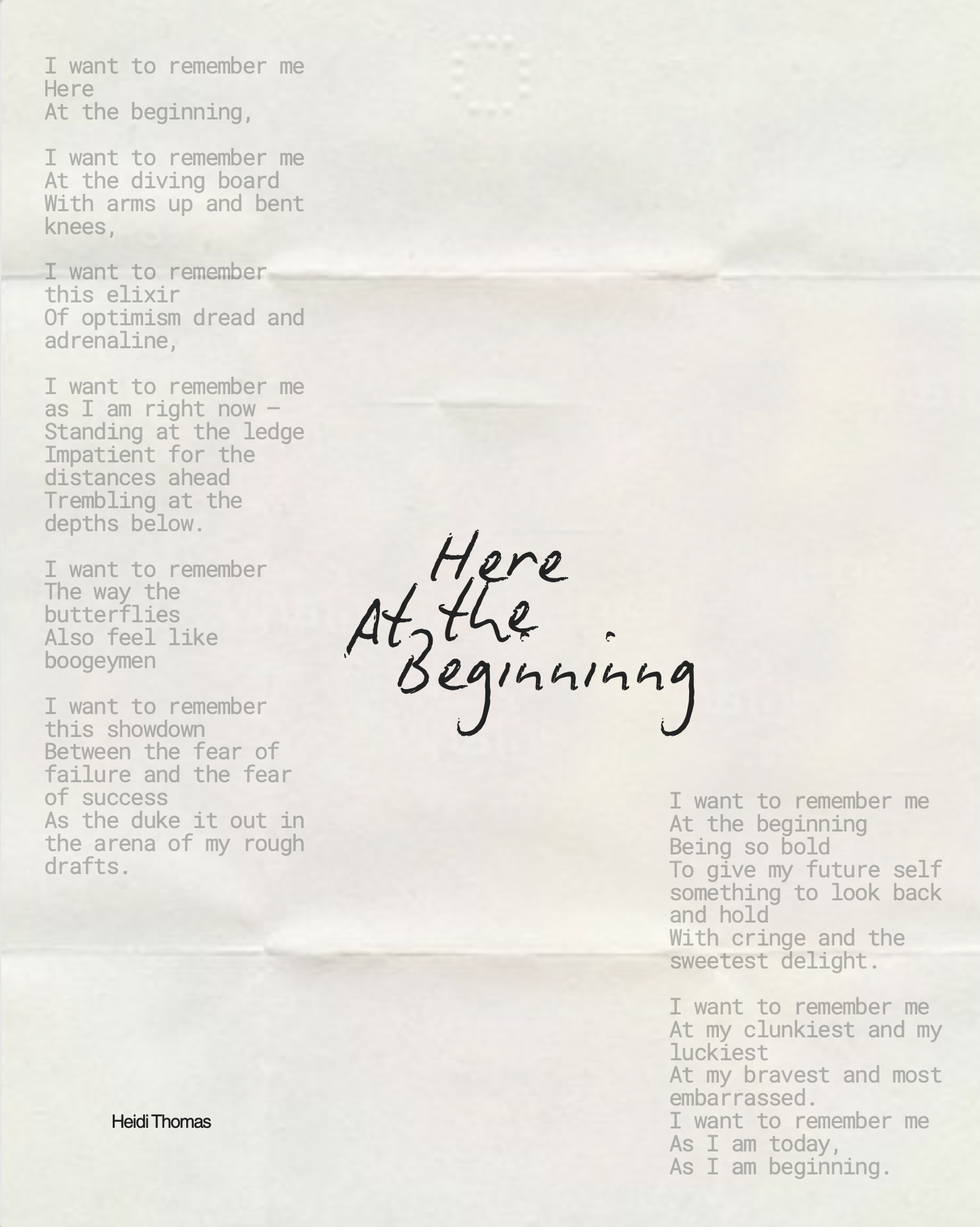 Here At The Beginning (Digital Download)