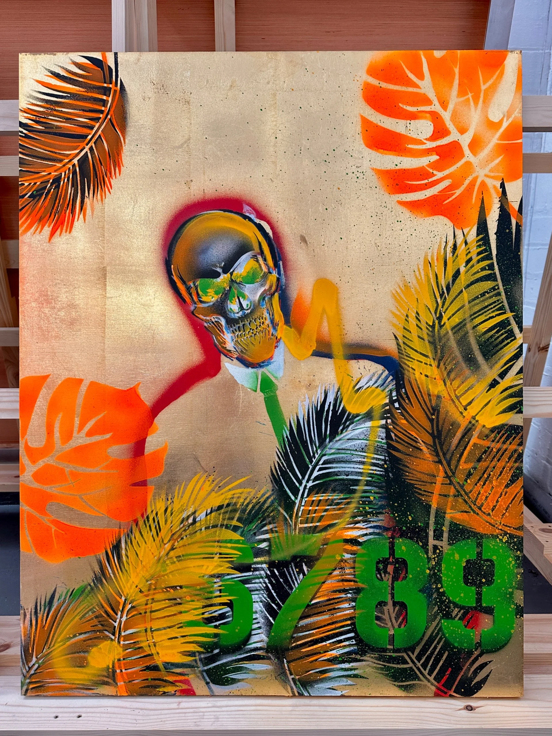 Banker's Gold Sequence, Lincoln Townley, gold leaf bankers collection