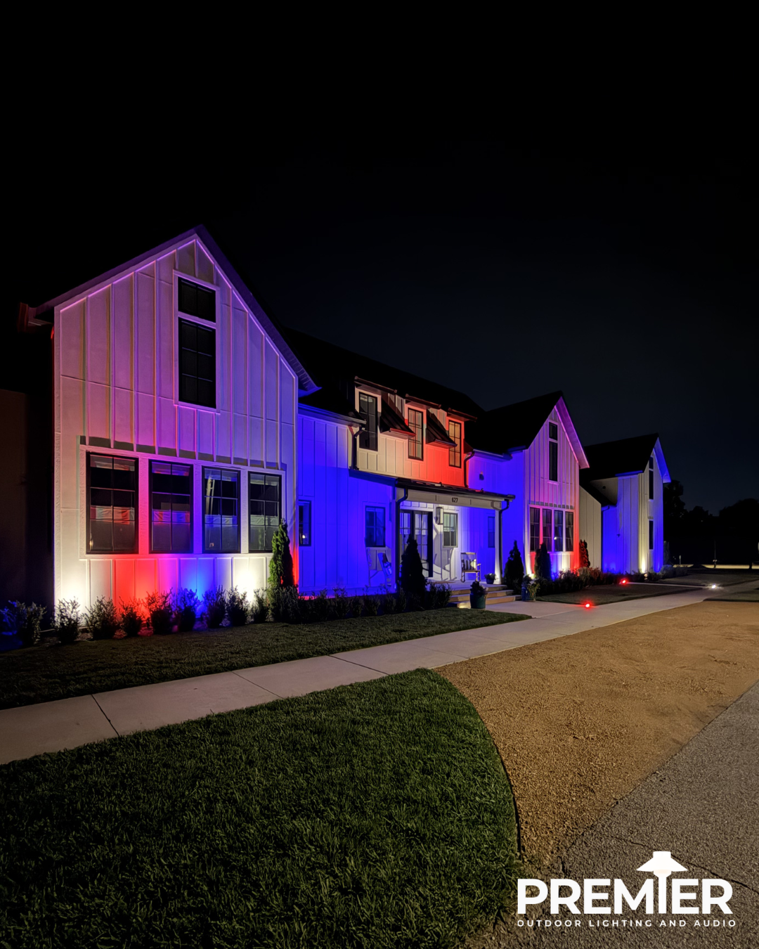 Downtown Bentonville Landscape Lighting Project Featuring FX Luminaire Luxor
