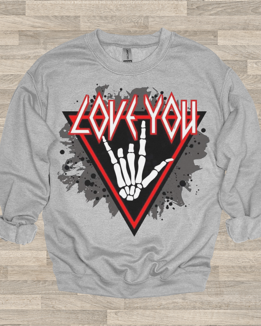 “Love You” Rocker Sweatshirt