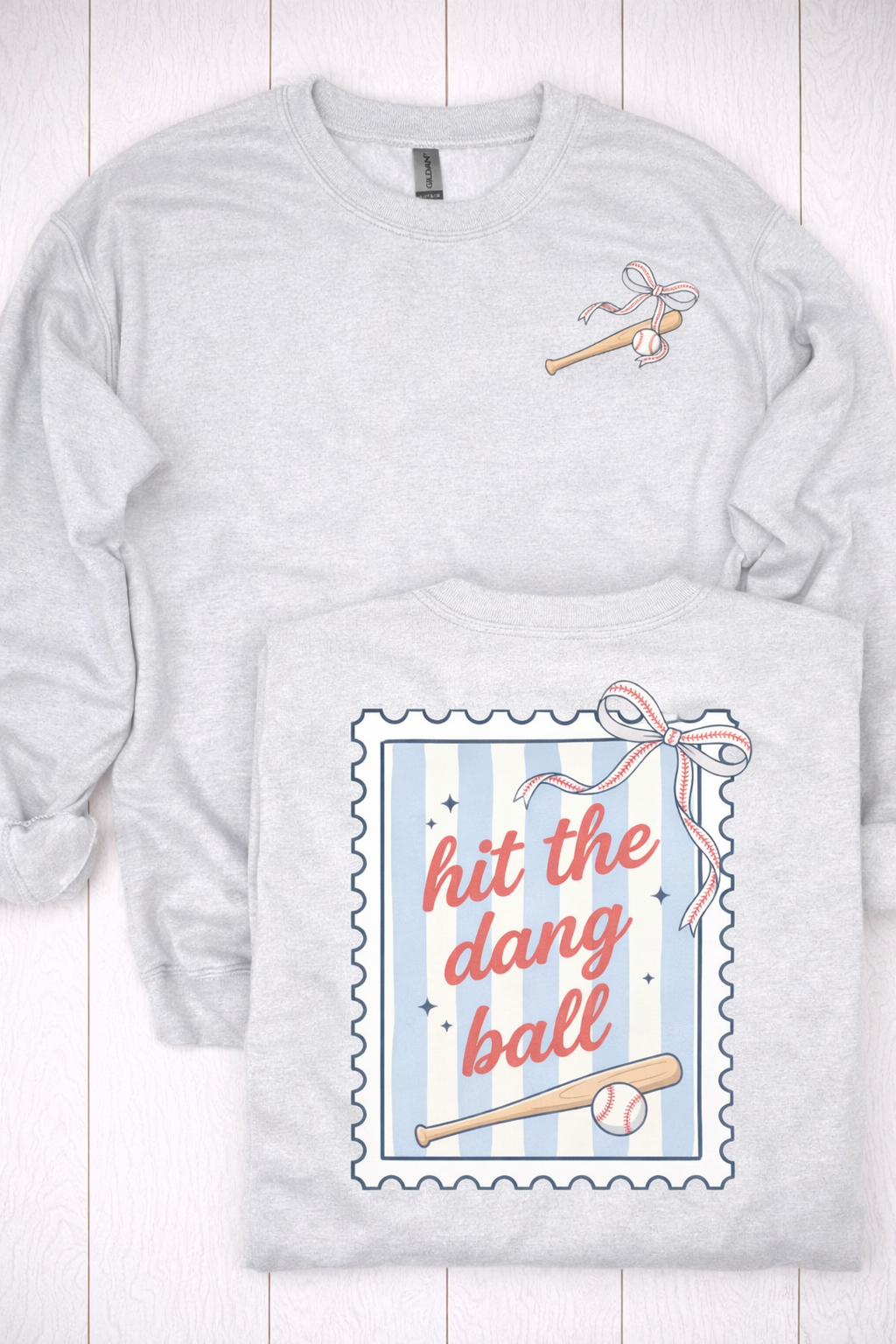 Hit the Dang Ball Baseball Sweatshirt